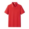 Camisa tipo polo de algodón personalizada para trabajo para hombre con diseño de logotipo para actividades de team building, camiseta de manga corta hipoalergénica para empresa al por mayor