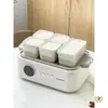 Cuencos cuadrados de cerámica, cuencos para snacks, cuencos para salsas para mojar, cuencos para vaporera, ollas para vaporera, cajas para vaporera, platos para vaporera, cuencos para postre, cuencos para cocer huevos al vapor, platos para vaporera domésticos