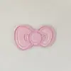 Lindo Acrílico de Gelatina Transparente Accesorios de Lazo de Gato KT Material Hecho a Mano para Diadema Pasador Funda de Teléfono DIY