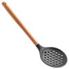 Atacado de fábrica peneira de silicone cabo de madeira panela de cozimento doméstico colher filtro de escória de sopa utensílios de cozinha