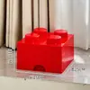 Blocos de Construção de Dopamina Mesa de Centro Pequena Encaixável ao Lado do Sofá Vários Armários Laterais Caixas de Armazenamento Empilháveis Decoração de Sala de Estar Mesa Pequena