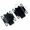 Accesorios para Fundas de Exterior Hebilla de Acero Fijo de 4 Agujeros para Cinturón Pinza Trasera Táctica para Fundas K