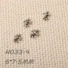 Accesorios para Uñas con Cruz Gótica de Celebridad de Internet, Populares Decoraciones de Uñas 3D Metálicas Oscuras Estilo Punk