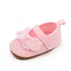 Zapatos de Bebé de Tela Suave con Suela Antideslizante Resistente al Desgaste de Color Sólido Estilo Princesa Zapatos Frontales para Bebé BXC3063