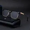 Óculos de Sol de Moda Europeia e Americana de Meio Aro Novos para Homens 2026, Óculos de Sol Retro para Proteção Solar ao Ar Livre e Dirigir para Homens, Transfronteiriços