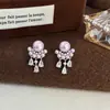 Pendientes de Borla de Perla con Forma de Gota de Agua Super Hada Estilo Coreano para Mujer, Moda de Nicho, Lujo Ligero, Pendientes Dulces y Versátiles