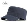 Diseño de sello completo Four Seasons gorra cálida a prueba de viento con visera estilo coreano para hombre sombrero de copa plana bordado sombrero militar deportivo para exteriores mujer