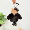 Muñeco de Peluche Colgante de Gatito de Piernas Largas Ropa de Bebé Muñeca Kt Accesorios de Muñeca Hija Falda sin Mangas de Perla de Gatito para Mujer
