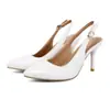 Sandalias de verano cerradas para mujer, charol de color liso, zapatos grandes para mujer, sandalias de punta europea y americana con tacón ultralto, zapatos de tacón de aguja