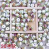 Cuentas de cerámica de porcelana azul y blanca pintadas a mano cuerda roja collar tejido a mano pulsera accesorios DIY cuentas sueltas accesorios de joyería