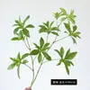 Planta Verde Artificial com Folhas Bilobadas, Adereço de Fotografia Photinia Redmondii, Folhas Artificiais Nórdicas, Projeto de Decoração Suave para Design de Casa, Árvore Falsa