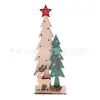 Casa de Madera Estilo Granja Decoraciones Navideñas Mesa de Madera Árbol de Navidad Árbol de Navidad Estilo Campestre