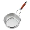 Colador de acero inoxidable 304 para uso en la cocina, canasta para freír de grado alimenticio, espumadera para fideos, cuchara para blanquear verduras