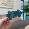 Flor de Strass Parte de Trás da Cabeça Elegante Presilha de Agarre Grampo de Cabelo para Mãe Grampo de Cabelo Novo Estilo Presilha de Bico de Pato Acessórios de Cabelo Presilha de Uma Palavra Feminina