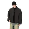 Chaqueta de aviador de moda transfronteriza estilo americano con silueta tridimensional, color liso, chaqueta para hombre con cremallera, corte limpio, chaqueta de béisbol, moderna