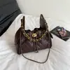 Bolsa tote estilo pequeno aroma de treliça de diamante transfronteiriça novo estilo bolsa balde de ombro bolsa de mão de ombro único toque de alta qualidade bolsa transversal com corrente