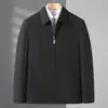 Chaqueta con Solapa Papá Tallas Grandes Más Gordo Tallas Grandes Chaqueta para Hombres de Mediana Edad y Mayores Chico Gordo Extra Grande Ropa Casual Estilo de Negocios