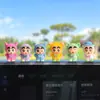 Fofos Enfeites de Carro do Desenho Shin-Chan, Decorações Criativas para Painel Interno, Pequenos Enfeites Curativos