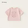 Bangxuan Huzhou Zhili Ropa Infantil Niños Manga Corta Verano Nuevo Lindo Estampado Camiseta Infantil Casual Top Infantil