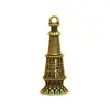 Llavero Colgante Torre Mantra Vajra Loto Chiba Artesanía de Latón Mercado Cultural y Creativo Colgante de Nicho de Gama Alta