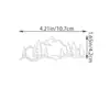 Suministro Exclusivo Transfronterizo de Troqueles de Corte de Metal de Acero al Carbono con Forma de Árbol y Troqueles de Estampado Grabado Originales para Scrapbooking DIY