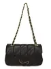 Bolsas Textura Fashionável Bolsa de Axila Feminina Tendência 2025 Nova Bolsa de Ombro com Corrente Europeia e Americana Luxo Acessível Versátil Bolsa Transversal