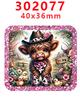 Acessórios de Acrílico Desenho Animado com Glitter Transfronteiriço Acessórios para Joias DIY de Resina Patch Grampo de Cabelo Grampo de Cabelo Gt-F-301568