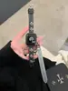 La nueva correa de metal para applewatch87 Apple Watch SE6 doble aro estilo pequeño fragante iwatch9 pulsera