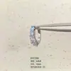 Aço Inoxidável 316L Luxo Leve Moda Doce Cool Zircônia Colorida Haste Reta Ear Cuffs com Design Único Brincos de Piercing Versáteis