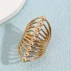 Anillo de Flor Simple Retro Estilo Metálico Bohemio Venta Caliente Transfronteriza Anillo de Flor de Amor Mariposa al por Mayor para Mujeres