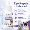 Gotas para el Cuidado de Manchas de Lágrimas en Mascotas Kineshinex, Crema Limpiadora Universal para Ojos de Gatos y Perros, Limpieza de Glándulas Lagrimales, Limpieza de Mascotas