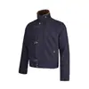 Hebilla de Avión Vintage Estilo Americano Chaqueta de Solapa para Hombre, Chaqueta Corta de Trabajo Retro Vintage Americana para Primavera y Otoño