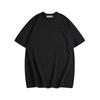 Camiseta de verano de manga corta con cuello redondo para hombre y mujer con letras flocadas y logo pequeño FOG FEAR OF GOD de doble hilo ESSENTIALS