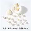 Cen Pérolas de água doce Xiaomi, Pérolas de arroz Zhuji, Pulseiras de miçangas DIY, Colares de pérolas, Pérolas soltas naturais para mulheres