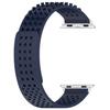 Compatible con Apple Watch 1-10.ª generación Ultra/SE, correa de silicona transpirable.