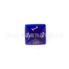 Estoque Pronto de Fábrica Poderoso Z07 Grupo de Corrida Dnd Dungeons and Dragons Jogo de Tabuleiro Dados Poliedros Olho de Gato Azul