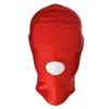 Accesorios de juguete SM para flirteo erótico, cubrecabezas negro con mordaza bucal, máscara de cara completa, cubrecabezas alternativo para la pasión