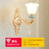 Lámpara de Sala de Estar Araña de Estilo Europeo Cristal Atmosférico Cerámica Simple Moderna Lámpara de Restaurante Led Lámparas de Dormitorio para Nuevo Hogar