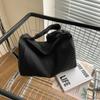 Nueva bolsa de lona 2020 genial guapo negro estilo Hong Kong color sólido correa de hombro gruesa ajustable bandolera individual generación de pelo