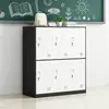 Gabinete de Almacenamiento para Mochilas Escolares, Gabinete de Almacenamiento Colorido con Cerradura, Casillero de Hierro Engrosado, Gabinete de Almacenamiento para Estudiantes para Mochilas Escolares