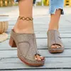 Chanclas Elegantes para Mujer Tallas Grandes de Comercio Electrónico Transfronterizo 2026, Muestra tu Fabricante Mayorista de Dropshipping de Amazon TEMU
