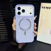 Funda con Diamantes Brillantes de Cielo Estrellado para Apple 17 Pro Max, Cubierta Protectora para iPhone 16 tipo Piel con Carga Magnética