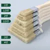 Cepillo de Lana del Fabricante, Brocha para Aceite de Barbacoa, Brocha de Cocina para Hornear, Pincel de Pintar con Mango de Madera, Herramientas de Pincel de Pintura de 1.0 pulgada a 5 pulgadas