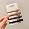Pinza para el cabello minimalista sin costuras estilo coreano para flequillo y cabello suelto, nuevo modelo 2025, pinza para el cabello no dañina, pinza lateral