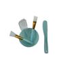 Juego de cuencos de silicona sencillos y medianos para mascarillas, herramienta casera para hacer mascarillas, cepillo de silicona para mascarillas, venta directa de fábrica