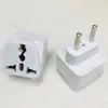 Plugue de conversão de energia Brasil cobre puro Adaptador de bitola Itália Soquete de conversão de viagem padrão italiano Suíça Argentina
