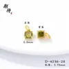 Esperando el mismo colgante de conservación de color fuerte de la Tienda de Oro, Joyería de Rombo de Oro Arena Vietnamita con Piedra Blanca, Accesorios Simples y Versátiles de Alta Calidad