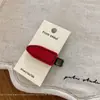 Grampo de Cabelo em Tecido Jeans Colorido Estilo Ins Coreano Simples Textura Clip para Franja Clip Lateral Acessório de Cabelo Versátil