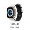 Para Apple iWatchS98 Correa Inteligente de Dos Tonos Marinos de Dos Botones en stock appleultra