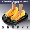 Masajeador de Pies para el Hogar al por Mayor Transfronterizo con Bolsas de Aire Completamente Cerradas, Rodillos de Masajeador para Pies con Amasado y Calefacción, Masajeador de Pies